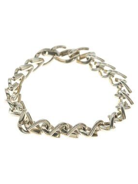 Tiffany & Co Forge Medium Link Bracelet Midi Amlink Silver